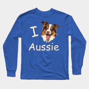 I Love Aussie Long Sleeve T-Shirt